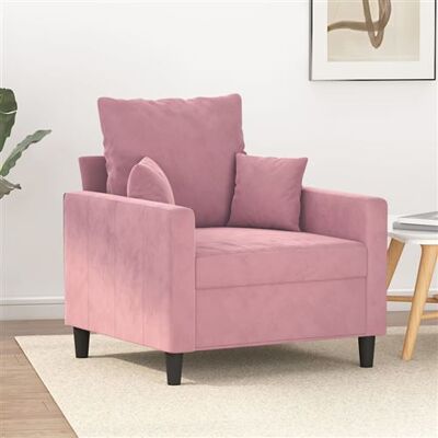Non communiqué vidaXL Fauteuil Rose 60 cm Velours359286 Rose - Publicité Non communiqué vidaXL Fauteuil Rose 60 cm Velours359286 Rose - Publicité