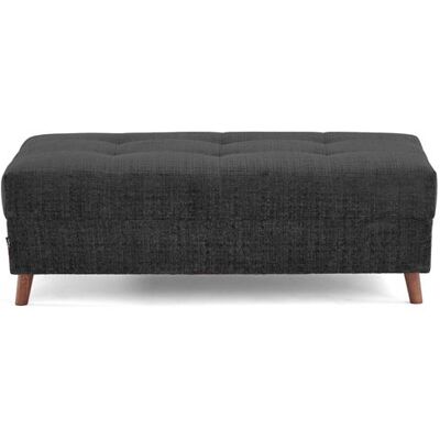 Non communiqué Rune - pouf en velours texturé - Gris Anthracite $cou - Publicité Non communiqué Rune - pouf en velours texturé - Gris Anthracite $cou - Publicité