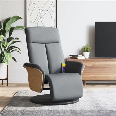 VIDAXL Maisonchic - Fauteuil de massage gris - Publicité VIDAXL Maisonchic - Fauteuil de massage gris - Publicité