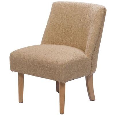 Non communiqué Fauteuil Dag bouclette sable (lot de 2) - Amadeus - Beige - Tissu Beige - Publicité Non communiqué Fauteuil Dag bouclette sable (lot de 2) - Amadeus - Beige - Tissu Beige - Publicité