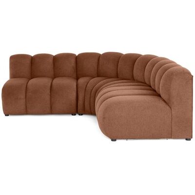 Non communiqué Canape droit LISA DESIGN 4 places en tissu rouge 201 x 201 x 70 cm Terracotta - Publicité Non communiqué Canape droit LISA DESIGN 4 places en tissu rouge 201 x 201 x 70 cm Terracotta - Publicité