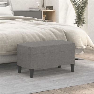 Non communiqué Banc Gris foncé 70x35x41 cm Tissu Gris foncé - Publicité Non communiqué Banc Gris foncé 70x35x41 cm Tissu Gris foncé - Publicité