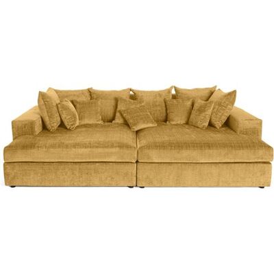 Non communiqué Canape droit LISA DESIGN 4 places en velours jaune 272 x 272 x 75 cm Jaune - Publicité Non communiqué Canape droit LISA DESIGN 4 places en velours jaune 272 x 272 x 75 cm Jaune - Publicité