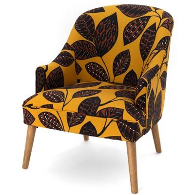 Non communiqué Fauteuil SIERA or en coton - Amadeus - - Coton Multicolore - Publicité Non communiqué Fauteuil SIERA or en coton - Amadeus - - Coton Multicolore - Publicité
