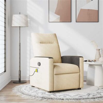 Non communiqué vidaXL Massagestoel verstelbaar stof crÃmekleurig4104836 Blanc - Publicité Non communiqué vidaXL Massagestoel verstelbaar stof crÃmekleurig4104836 Blanc - Publicité
