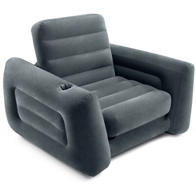 Fauteuil-lit gigogne gonflable 117x224x66cm Intex 66551 Multicolore - Publicité Fauteuil-lit gigogne gonflable 117x224x66cm Intex 66551 Multicolore - Publicité