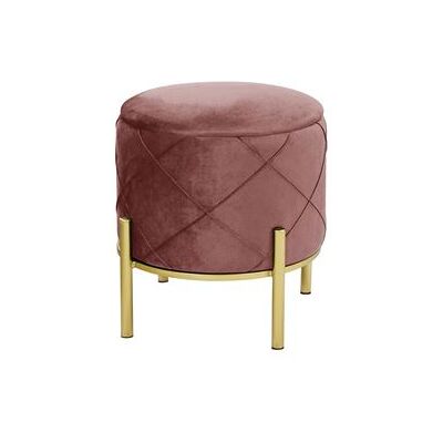 Non communiqué Pouf de Rangement avec Couvercle matelassé AKORD SAVANA velour colour Rose hauteur 40 cm Rose - Publicité Non communiqué Pouf de Rangement avec Couvercle matelassé AKORD SAVANA velour colour Rose hauteur 40 cm Rose - Publicité