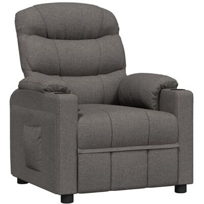 Non communiqué vidaXL Fauteuil inclinable Gris foncé Tissu Gris foncé - Publicité Non communiqué vidaXL Fauteuil inclinable Gris foncé Tissu Gris foncé - Publicité
