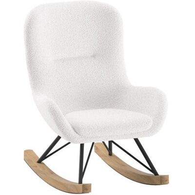 Fauteuil à Balancer pour Enfants VIPACK - Tissu Bouclé Doux, Runners en Hêtre, Montage Facile - Publicité Fauteuil à Balancer pour Enfants VIPACK - Tissu Bouclé Doux, Runners en Hêtre, Montage Facile - Publicité