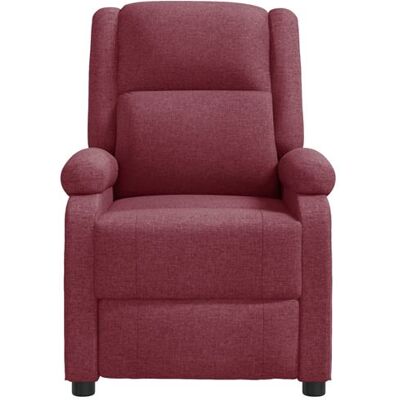 Non communiqué vidaXL Fauteuil inclinable Rouge bordeaux Tissu Rouge - Publicité Non communiqué vidaXL Fauteuil inclinable Rouge bordeaux Tissu Rouge - Publicité