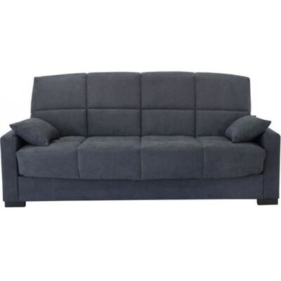 Non communiqué Canapé clic clac 3 places Tissu Matelas 17 cm L223 P96 H 103 cm MEGAN Gris Gris - Publicité Non communiqué Canapé clic clac 3 places Tissu Matelas 17 cm L223 P96 H 103 cm MEGAN Gris Gris - Publicité