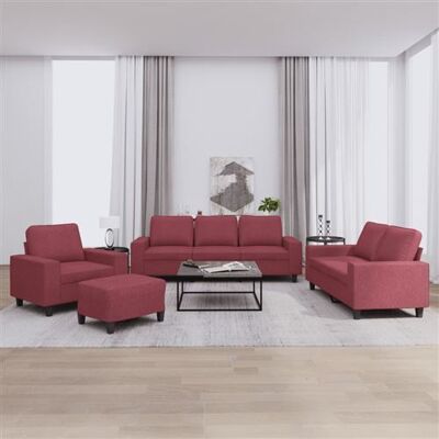 Ensemble de Canapés 4 Pièces vidaXL - Tissu Durable, Structure Stable, Sièges Confortables - Publicité Ensemble de Canapés 4 Pièces vidaXL - Tissu Durable, Structure Stable, Sièges Confortables - Publicité