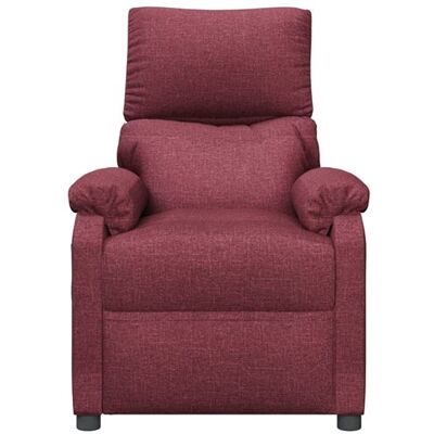 Non communiqué vidaXL Fauteuil de massage Rouge bordeaux Tissu Rouge - Publicité Non communiqué vidaXL Fauteuil de massage Rouge bordeaux Tissu Rouge - Publicité
