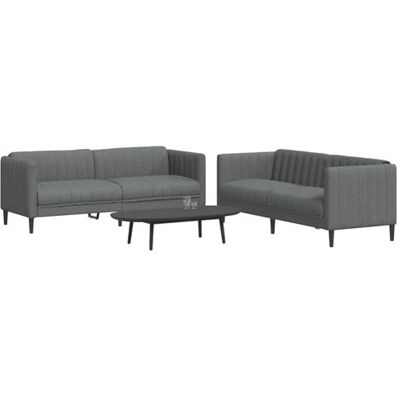 Non communiqué vidaXL Ensemble de canapés 2 pcs gris foncé tissu3209239 Gris foncé - Publicité Non communiqué vidaXL Ensemble de canapés 2 pcs gris foncé tissu3209239 Gris foncé - Publicité