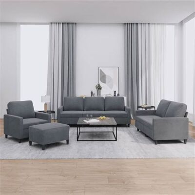 Ensemble de Canapés en Velours VIDAXL - Mobilier pour salon - Publicité Ensemble de Canapés en Velours VIDAXL - Mobilier pour salon - Publicité