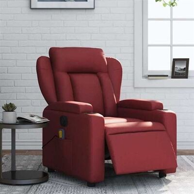 Non communiqué vidaXL Fauteuil de massage inclinable électrique rouge bordeaux 3204541 Rouge - Publicité Non communiqué vidaXL Fauteuil de massage inclinable électrique rouge bordeaux 3204541 Rouge - Publicité