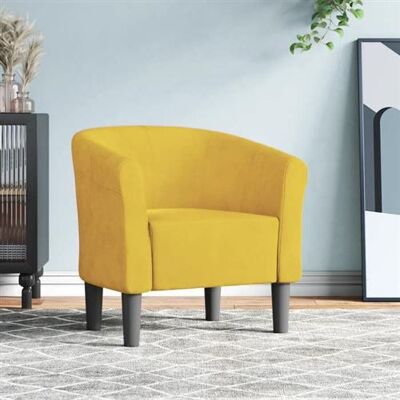 Non communiqué vidaXL Fauteuil Cabriolet, Chaise avec Accoudoirs, Canapé avec Dossier, Siège Rembourré, Meuble de Salon Chambre Bureau, 356448 Jaune - Publicité Non communiqué vidaXL Fauteuil Cabriolet, Chaise avec Accoudoirs, Canapé avec Dossier, Siège Rembourré, Meuble de Salon Chambre Bureau, 356448 Jaune - Publicité