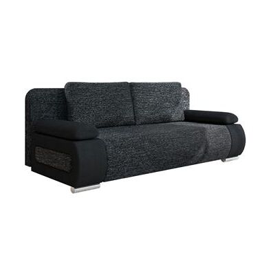 Non communiqué Canape droit BEST MOBILIER 3 places en polyester gris 200 x 200 x 77 cm Noir / Gris - Publicité Non communiqué Canape droit BEST MOBILIER 3 places en polyester gris 200 x 200 x 77 cm Noir / Gris - Publicité