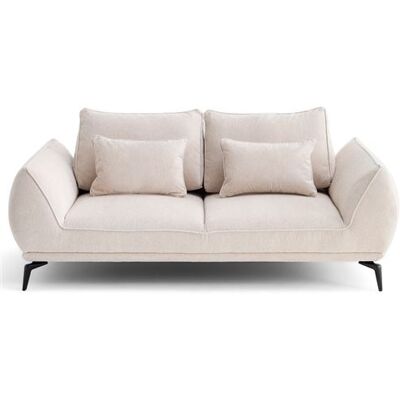 Non communiqué Canape droit LISA DESIGN 2 places en tissu beige 208 x 208 x 86 cm Beige - Publicité Non communiqué Canape droit LISA DESIGN 2 places en tissu beige 208 x 208 x 86 cm Beige - Publicité