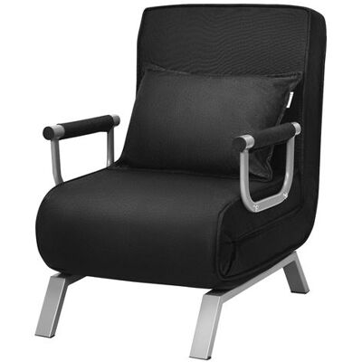 Non communiqué giantex fauteuil convertible,fauteuil-lit chauffeuse 1 place en tissu avec coussin,dossier réglable de 5 positions et 2 accoudoirs, noir Noir - Publicité Non communiqué giantex fauteuil convertible,fauteuil-lit chauffeuse 1 place en tissu avec coussin,dossier réglable de 5 positions et 2 accoudoirs, noir Noir - Publicité