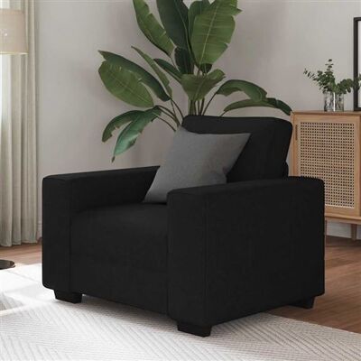Non communiqué vidaXL Fauteuil noir 60 cm tissu4105148 Noir - Publicité Non communiqué vidaXL Fauteuil noir 60 cm tissu4105148 Noir - Publicité