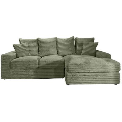Non communiqué Canape angle fixe LISA DESIGN 4 places en tissu vert 165 x 254 x 92 cm Vert - Publicité Non communiqué Canape angle fixe LISA DESIGN 4 places en tissu vert 165 x 254 x 92 cm Vert - Publicité