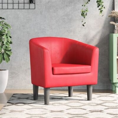 Non communiqué vidaXL Fauteuil rouge similicuir356490 Rouge - Publicité Non communiqué vidaXL Fauteuil rouge similicuir356490 Rouge - Publicité