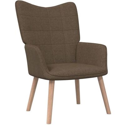 Non communiqué vidaXL Chaise de Relaxation Fauteuil à Dîner Chaise de Salle à Manger Sièges de Cuisine Maison Intérieur 61,5x69x95,5 cm Marron Tissu Brun - Publicité Non communiqué vidaXL Chaise de Relaxation Fauteuil à Dîner Chaise de Salle à Manger Sièges de Cuisine Maison Intérieur 61,5x69x95,5 cm Marron Tissu Brun - Publicité