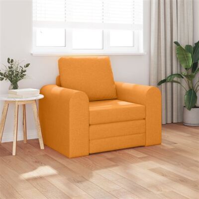 Non communiqué Canapé Lit au Sol 2 en 1 Jaune Foncé 98x71x83 cm Tissu Jaune - Publicité Non communiqué Canapé Lit au Sol 2 en 1 Jaune Foncé 98x71x83 cm Tissu Jaune - Publicité