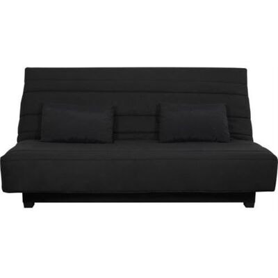 Non communiqué Banquette Clic clac 2 places REVEUR Tissu Matelas DUNLOPILLO Couchage 188 128 cm Noir Noir - Publicité Non communiqué Banquette Clic clac 2 places REVEUR Tissu Matelas DUNLOPILLO Couchage 188 128 cm Noir Noir - Publicité
