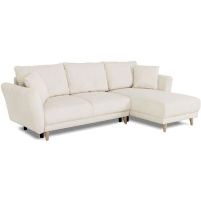 Lincoln CLAUDIUS Canapé d'angle réversible - Tissu Lincoln Pearl - 3/4 places - Sofa - Publicité Lincoln CLAUDIUS Canapé d'angle réversible - Tissu Lincoln Pearl - 3/4 places - Sofa - Publicité