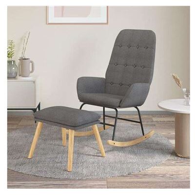 VIDAXL Fauteuil à bascule avec repose-pieds - Confort & stabilité - Publicité VIDAXL Fauteuil à bascule avec repose-pieds - Confort & stabilité - Publicité