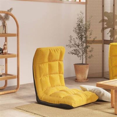 vidaXL Fauteuil Pliant Jaune Moutarde - Fauteuil - Publicité vidaXL Fauteuil Pliant Jaune Moutarde - Fauteuil - Publicité