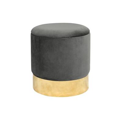 Non communiqué Pouf de Rangement avec Couvercle AKORD GOLDEN velour colour Gris Graphite hauteur 40 cm Gris graphite - Publicité Non communiqué Pouf de Rangement avec Couvercle AKORD GOLDEN velour colour Gris Graphite hauteur 40 cm Gris graphite - Publicité