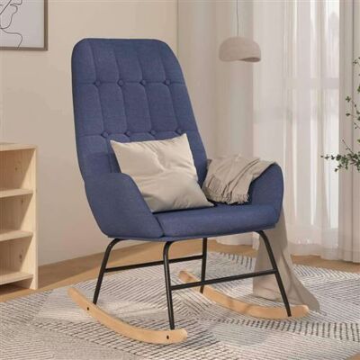 Non communiqué Chaise vidaxl H. 101 cm en bois massif bleu interieur bleu - Publicité Non communiqué Chaise vidaxl H. 101 cm en bois massif bleu interieur bleu - Publicité