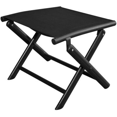 vidaXL Repose-pied pliable 41 x 49,5 x 38 cm Aluminium Noir Noir - Publicité vidaXL Repose-pied pliable 41 x 49,5 x 38 cm Aluminium Noir Noir - Publicité