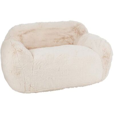 Non communiqué Canapé Droit 2 Places "Cutie" 152cm Crème Beige - Publicité Non communiqué Canapé Droit 2 Places "Cutie" 152cm Crème Beige - Publicité
