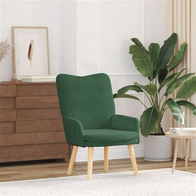 Vidaxl Selva Verde Velvet Armchair - Publicité Vidaxl Selva Verde Velvet Armchair - Publicité