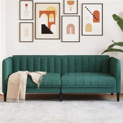 Non communiqué Canape droit vidaxl 2 places en tissu vert 76.5 x 176 x 74.5 cm Vert - Publicité Non communiqué Canape droit vidaxl 2 places en tissu vert 76.5 x 176 x 74.5 cm Vert - Publicité