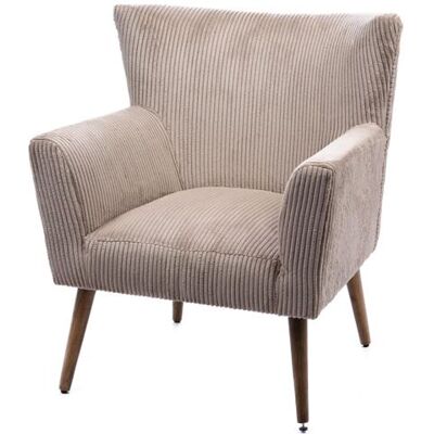 Non communiqué Fauteuil Olaf beige - Amadeus - Beige - Tissu Beige - Publicité Non communiqué Fauteuil Olaf beige - Amadeus - Beige - Tissu Beige - Publicité