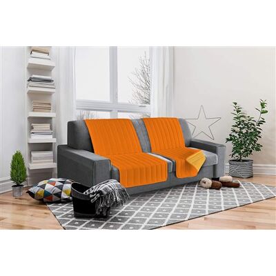 Pas de marque Elegant Seduta Double- face bande siège protecteur Orange/Jaune, 1 piece, Microfibre, 60 x 190 cm Orange - Publicité Pas de marque Elegant Seduta Double- face bande siège protecteur Orange/Jaune, 1 piece, Microfibre, 60 x 190 cm Orange - Publicité