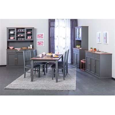 Non communiqué Ensemble Séjour Complet avec Table 160cm - MELINA - ALTOBUY Gris - Publicité Non communiqué Ensemble Séjour Complet avec Table 160cm - MELINA - ALTOBUY Gris - Publicité