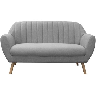 The Home Deco Factory - Sofia - Gris - Polyester - Canapé - Publicité The Home Deco Factory - Sofia - Gris - Polyester - Canapé - Publicité