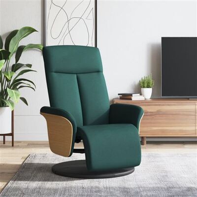 fauteuil inclinable vert foncé vidaXL avec repose-pieds - Fauteuil relax - Publicité fauteuil inclinable vert foncé vidaXL avec repose-pieds - Fauteuil relax - Publicité
