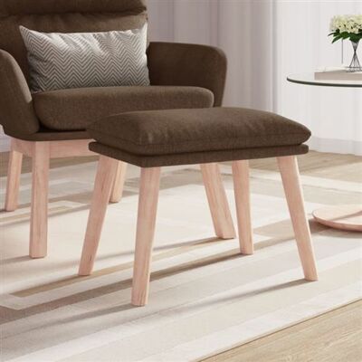 Non communiqué vidaXL Tabouret 45x29,5x35 cm tissu marron341427 Marron - Publicité Non communiqué vidaXL Tabouret 45x29,5x35 cm tissu marron341427 Marron - Publicité