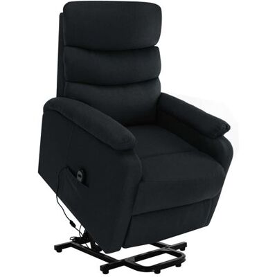 Non communiqué vidaXL Fauteuil de massage inclinable Noir Tissu Noir - Publicité Non communiqué vidaXL Fauteuil de massage inclinable Noir Tissu Noir - Publicité