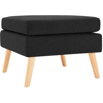 Non communiqué vidaXL Tabouret tissu noir288742 Noir - Publicité Non communiqué vidaXL Tabouret tissu noir288742 Noir - Publicité