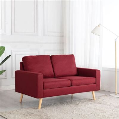 Non communiqué vidaXL Canapé à 2 Places Meuble de Salle de Séjour Sofa de Salon Canapé de Salle de Séjour Meuble de Salon Maison Intérieur Rouge Bordeaux Tissu 288710 Rouge - Publicité Non communiqué vidaXL Canapé à 2 Places Meuble de Salle de Séjour Sofa de Salon Canapé de Salle de Séjour Meuble de Salon Maison Intérieur Rouge Bordeaux Tissu 288710 Rouge - Publicité