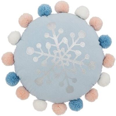 Non communiqué Atmosphera for Kids - Coussin Déco Enfant "Hiver" 33cm Bleu - Publicité Non communiqué Atmosphera for Kids - Coussin Déco Enfant "Hiver" 33cm Bleu - Publicité
