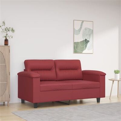 Non communiqué vidaXL Canapé à 2 places Rouge bordeaux 120 cm Similicuir359581 Rouge - Publicité Non communiqué vidaXL Canapé à 2 places Rouge bordeaux 120 cm Similicuir359581 Rouge - Publicité